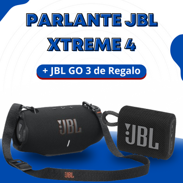 🔊 JBL Xtreme 4 + JBL GO 3 Regalo – ¡Sonido Premium y Potencia al Máximo