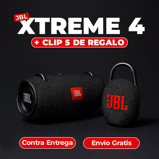 🔊 JBL Xtreme 4 + JBL CLIP 5  – ¡Sonido Premium y Potencia al Máximo
